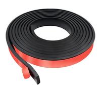 Tira de goma adhesiva de neopreno de 20 mm de ancho x 10 mm de alto x 3 m de largo, rollos de goma sólida para bricolaje, arandelas, manualidades, almohadillas, protección de suelos, soportes, sellado