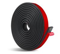 Tira de Goma autoadhesiva, Rollo de Caucho Adhesivo Antideslizante, Neopreno con Pegamento para Sellado, Suelos, Paredes y Juntas, protección antivibración, Ideal para Bricolaje y Reparaciones