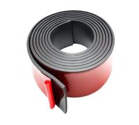 Tira de goma, hoja de goma de neopreno autoadhesiva, rollo de sellado sólido for protección de suelos de bricolaje, 1 pieza(100mm*2mm*3meters)
