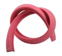 Tira de goma para mesa de billar, cojín de pista de 3.3 pies, accesorio de repuesto rojo de rebote elástico fuerte de 30 mm de ancho y 24.5 mm de alto para juego de piscina