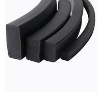 Tira de junta de goma, Barra de esponja caucho EPDM, plana, en tiras 2, 3, 5, 8 y 10 mm × 4, 15, 20, 25, 30, 40 50, for uso marino, 1 m, negra(10 * 30)