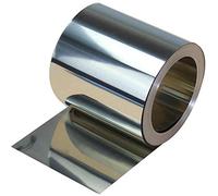 Tira de lámina de acero inoxidable 304 material industrial de chapa fina, accesorios de hardware de procesamiento, 0,35 mm x 50 mm x 3 m