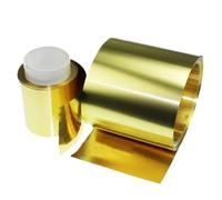Tira de latón de 1 m - Lámina de latón, grosor 0,1-0,3 mm, lámina de latón duradera for manualidades y proyectos de bricolaje, 1 pieza(1M*0.1MM*40MM)