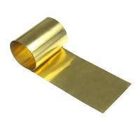 Tira De Latón De 1 Metro/rollo, Placa De Lámina Fina De Metal De Latón De Espesor 0,1mm De Ancho 10mm 15mm 20mm 25mm 30mm 40mm 45mm 50mm 60mm(0.1x50x1000mm)