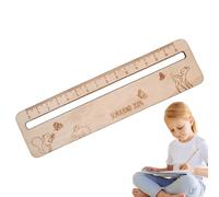 ② Tira de lectura guiada - Regla de lectura de madera para guía de miradas, herramienta de aprendizaje | La tira de lectura guiada 'empresa es ideal para aulas y el