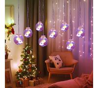 Tira de luces conectables de bajo voltaje, bolas de los deseos (onda), RGBY, 3m+3m*0,6m, 12 tiras 12 tiras ,IP44, Interior&Exterior