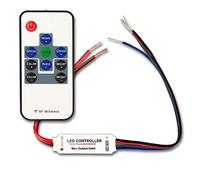 Tira de luces LED con mando a distancia (3 canales, 12-24 V CC, 3 x 2 A)