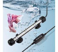 Tira De Luces LED For Tanque De Agua - Luces Sumergibles For Pecera - Bajo El Agua con Control Remoto, Barra Impermeable IP68 con Temporizador De Encendido/Apagado Automático(4W(12V))