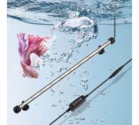 Tira De Luces LED For Tanque De Agua - Luces Sumergibles For Pecera - Bajo El Agua con Control Remoto, Barra Impermeable IP68 con Temporizador De Encendido/Apagado Automático(10W (12V))