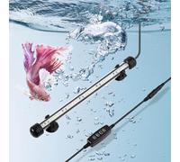 Tira De Luces LED For Tanque De Agua - Luces Sumergibles For Pecera - Bajo El Agua con Control Remoto, Barra Impermeable IP68 con Temporizador De Encendido/Apagado Automático(6W(12V))