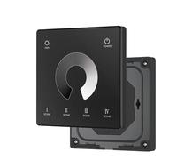 Tira de luces LED RGB con control remoto, interruptor regulador intensidad, pantalla táctil pared, CC 12 V a 24, CCT/RGB/RGBW/Dim(1-Zone TW1-B Dimming)