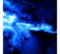 Tira de Luces LED RGB, luz de atmósfera de Nube de relámpagos de Halloween de Navidad, decoración de iluminación de Nube de tormenta de Techo, para Bar, Dormitorio de Bricolaje,16ft/5m