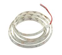 Tira de luces LED SMD 60-3528 de 1 m, resistente al agua, 12 V CC (roja)