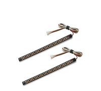 Tira De Luces LED Traseras Para Motocicleta Luz Intermitente Luz Trasera Luz De Freno Y Parada 12 V Luz Trasera(2pcs 20cm)