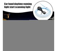 Tira de Luces para Capó de Coche - Tiras De Luces Decorativas con Efecto Barrido - Decoración Impermeable Brillante para Exteriores De Vehículos Cubremotor Bajo Capó para Coche Camión Baúl