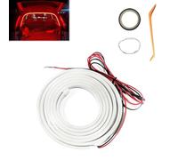 Tira de luz de flujo dinámico para cajuela de automóvil, luces LED universales flexibles para interiores de automóvil, tira de luz LED para maletero, atmósfera dinámica, capó impermeable para
