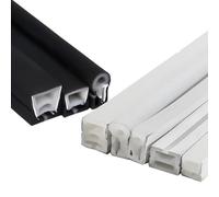 Tira de luz de silicona de neón LED flexible - Tubo de neón for exteriores impermeable, 1 pieza(White,1616-1m)