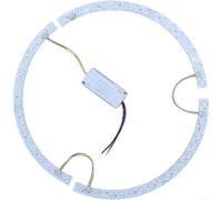 Tira de luz LED de 38 cm, luz curvada para ventilador, montaje magnético que cambia de color de 36 pulgadas de ancho x 2 barras de luz para iluminación de techo (tira de luz + conductor)