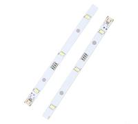 Tira de luz LED de repuesto para refrigerador, compatible con Rongsheng para refrigerador Hisense, parte MDDZ-162A 1629348 1529227, plástico de 16 cm de longitud