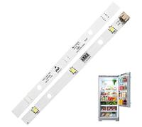 Tira de luz LED para frigorífico, 12 V CC, 2 W, compatible con frigorífico Hisense Gorenje E349766 MDDZ-162A 1629348 Kenwood KIFF5017 KIFF7020 LED lights,2 unidades
