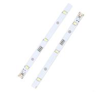 Tira de luz LED para refrigerador 2 piezas MDDZ-162A 1629348 Ajuste para Hisense para Rongsheng Refrigerador Congelador Montaje de lámpara interna