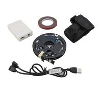 Tira de luz LED para scooter eléctrico compatible con Pro Max que cambia de color, tira de PVC impermeable con chip de brillo de actualización de flash multimodo, fácil de instalar, 120 g