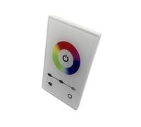 Tira de luz LED RGB con panel táctil de vidrio de colores, 12-24 V/8 A, controlador de tira/módulo TM08U