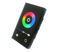 Tira de luz LED RGB con panel táctil de vidrio de colores, 12-24 V/8 A, controlador de tira/módulo TM08U