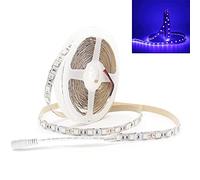 Tira de luz LED UV/ultravioleta púrpura SMD 5050 16.4FT/5M 300 LED 12V LED luz para fiesta interior, pintura corporal, boda