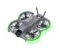 Tira de luz para DJI Neo 2, vuelo nocturno LED ajustable, 3 niveles de brillo, ajustable, impermeable, para accesorios DJI Neo 2Drones (verde)