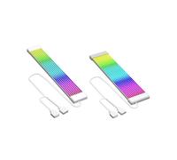 Tira de Luz RGB para PC, Cable de Extensión de Fuente de Alimentación, Juego de Tiras LED Iluminadas para GPU y Cables de PC de Placa Base,