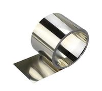 Tira de metal inoxidable Rollo de lámina acero inoxidable 304 1 metro, espesor 0,1-1 mm, tira fina, pieza