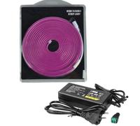 Tira de neón LED JANDEI púrpura 5 m 120 LED/m IP65 silicona fuente 60 W