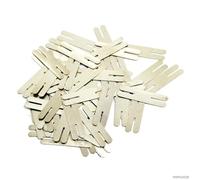 Tira de níquel 100 unids/lote 0,2x30x8mm tipo H acero niquelado