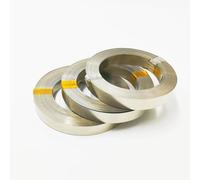 Tira de níquel for soldadura por puntos de baterías, pureza del 99,96%, grosor de 0,1 a 0,2 mm, ancho de 6 a 10 mm, color plata, 1 rollo (0,1 x 6 mm x 10 m)(0.15x7mmx10m)