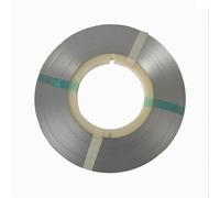 Tira de níquel puro 99,96% plata, 0,1-0,2 x 5-8 mm, for laboratorio de galvanoplastia de baterías, rollo de 1 kg (0,15 x 8 mm)(0.2x8mm)