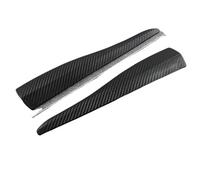Tira de parachoques delantero y trasero universal for coche, protector antiarañazos de fibra de carbono, difusor de alerón for faldón lateral de coche(Carbon Small)