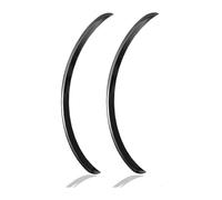 Tira De Paso De Rueda Guardabarros Universales Carrocería Coche Goma Arcos Rueda Borde Cejas Tira Antiarañazos Adhesivo 2 Unidades(Black 43cm)