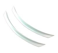 Tira De Paso De Rueda Tira Anticolisión Para Guardabarros Rueda Universal Decorativa 2 Unidades(blanco)