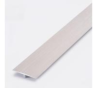 Tira de perfil en T de aluminio de 90 cm, 3 piezas de umbral plano para suelos, ideal para accesibilidad, seguridad y uso en vehículos (1,25 mm opcional)