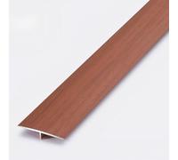 Tira de perfil en T de aluminio de 90 cm, 3 piezas, plana Baguette Seuil para Flo Pes, ideal para coches, accesibles y seguros (Opt 4, 40 mm)