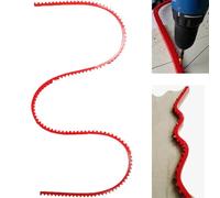 Tira de perfiles para carpintería, plantilla de curva impulsada por engranajes, herramienta de contorno de polímero flexible para formas complejas en carpintería y metalurgia