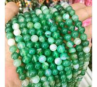 Tira de piedras preciosas naturales, perlas de ágata de 8 mm, 6 mm, 4 mm; pulidas y mate, en forma de bola, para joyas, pulseras, cadenas, fabricación de joyas, color a elegir