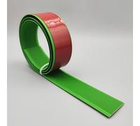 Tira De Protección Antideslizante Para Escalones De PVC De 500cm, Tira De Umbral De Autoadhesivo, Para Interiores Y Exteriores, Despegar Y Pegar, Fácil De Cortar(Green,3cm*500cm(16.4ft))