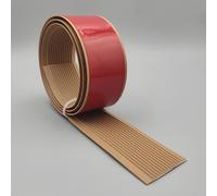 Tira De Protección Antideslizante Para Escalones De PVC De 500cm, Tira De Umbral De Autoadhesivo, Para Interiores Y Exteriores, Despegar Y Pegar, Fácil De Cortar(Light brown,8cm*500cm(16.4ft))