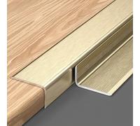 Tira de protección de esquina de aluminio con perfil en L, 0,5 cm, 1,5 cm, 2 cm, 3 cm, 4 cm, 5 cm, 6 cm, 6 cm, tira de acabado de suelo para proteger y decorar paredes, mesas y marcos de puertas