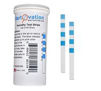 Tira de prueba de humedad de cloruro de cobalto de 4 almohadillas 20% - 80% de humedad [Vial de 50 tiras]