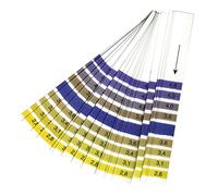 Tira de prueba de pH 2.8-4.6 - 20 piezas - Papel de prueba para jugo, vino, cerveza, leche, suero de leche, kombucha, agua, salvia y orina - Fabricado en Europa