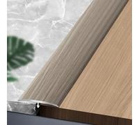 Tira de puerta con perfil de barra en T, moldura, tablero de transición de aluminio, unión de espacios de suelo de tablones laminados, tiras de suelo en forma de T, para(Style H,W3.3CM*3 pieces)