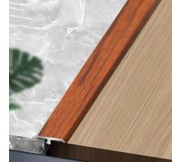 Tira de puerta con perfil de barra en T, moldura, tablero de transición de aluminio, unión de espacios de suelo de tablones laminados, tiras de suelo en forma de T, para(Style G,W1.5CM*3 pieces)